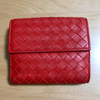 ボッテガヴェネタ(Bottega Veneta)のクスミティー様専用　ボッテガ　ヴェネタ　折財布　赤(財布)