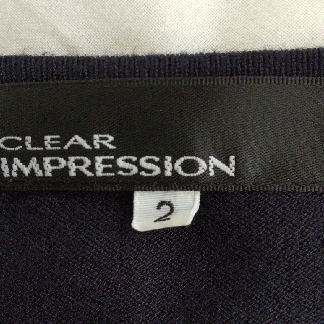 CLEAR IMPRESSION(クリアインプレッション)のネイビートップス レディースのトップス(カーディガン)の商品写真