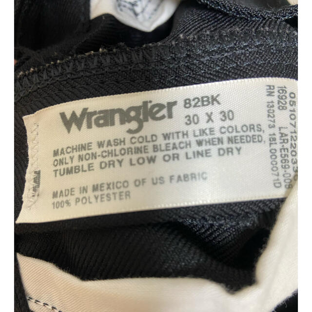 Wrangler(ラングラー)のWrangler ランチャードレスジーンズ　30×30 黒 メンズのパンツ(スラックス)の商品写真