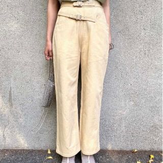 アメリヴィンテージ(Ameri VINTAGE)のAmeri VINTAGE  MEDI CROSS BELT PANTS(カジュアルパンツ)