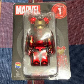 マーベル(MARVEL)のmarvel ベアブリック Happyくじ 1 アイアンマン(アメコミ)