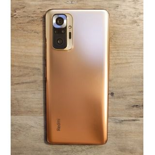 アンドロイド(ANDROID)のRedmi note 10 pro オレンジ SIMフリー(スマートフォン本体)