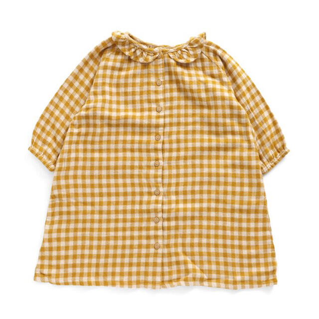 ampersand(アンパサンド)のアンパサンド　チェック　ワンピース キッズ/ベビー/マタニティのキッズ服女の子用(90cm~)(ワンピース)の商品写真