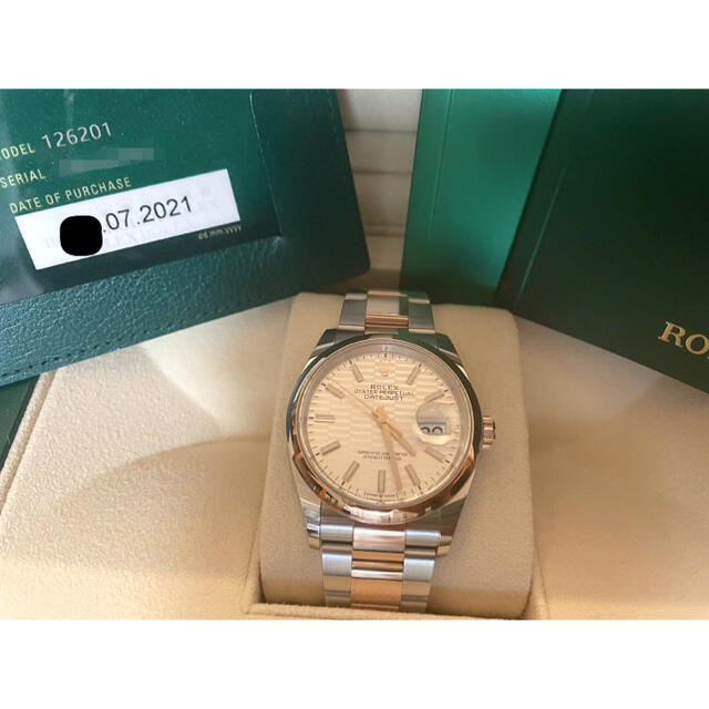 ROLEX(ロレックス)の☆未使用品☆新作文字盤☆ フルーテッドモチーフ✨ メンズの時計(腕時計(アナログ))の商品写真