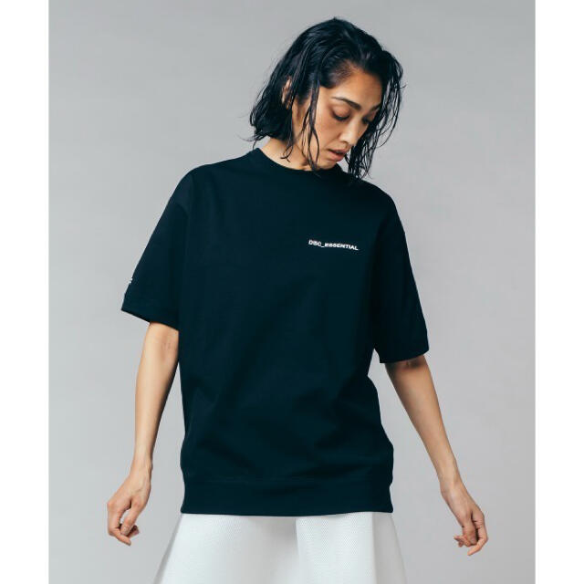 DOUBLE STANDARD CLOTHING(ダブルスタンダードクロージング)の新品　ダブルスタンダードクロージング　ESSENTIAL/五分袖ロゴTシャツ レディースのトップス(Tシャツ(半袖/袖なし))の商品写真