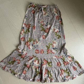 カネコイサオ(KANEKO ISAO)の☆音様専用　カネコイサオ　花柄スカート(ロングスカート)