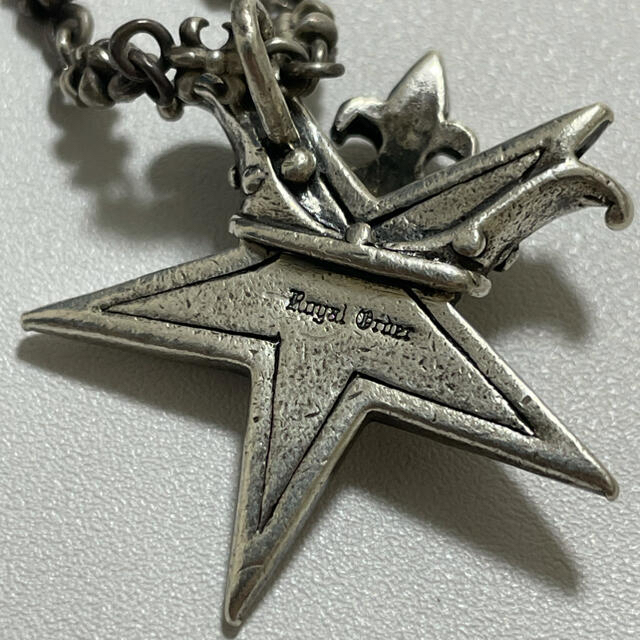 ROYALORDER(ロイヤルオーダー)のロイヤルオーダー  STAR WITH CROWN ジャスティンデイビスチェーン メンズのアクセサリー(ネックレス)の商品写真