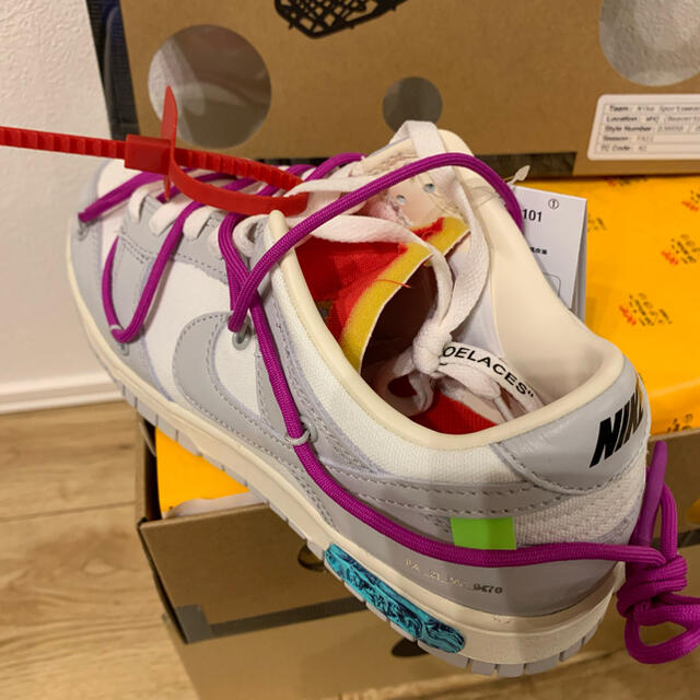 NIKE DUNK LOW × off-white lot45