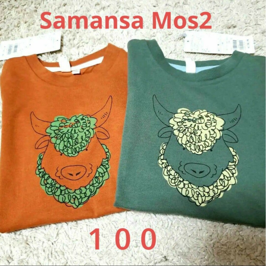 SM2(サマンサモスモス)のSamansa Mos2 Tシャツ　２枚セット キッズ/ベビー/マタニティのキッズ服男の子用(90cm~)(Tシャツ/カットソー)の商品写真