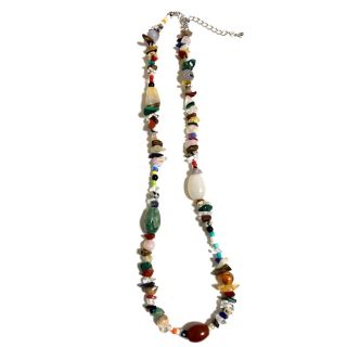 ジエダ(Jieda)のMulticolored stone and beads necklaces(ネックレス)