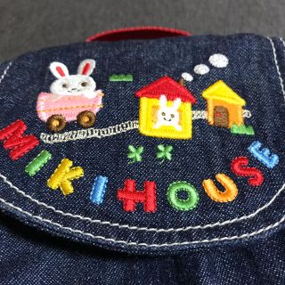 ミキハウス(mikihouse)のミキハウス　とても可愛らしいデニムリュック　未使用(リュックサック)