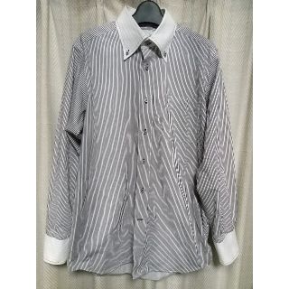 メイルアンドコー(MALE&Co.)のMALE&Co. ストライプ 長袖シャツ Ｍサイズ ワイシャツ メイルアンドコー(シャツ)