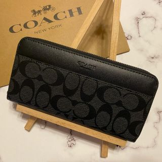 コーチ(COACH)の【COACH】コーチ グレーシグネチャー長財布(F75000)(長財布)