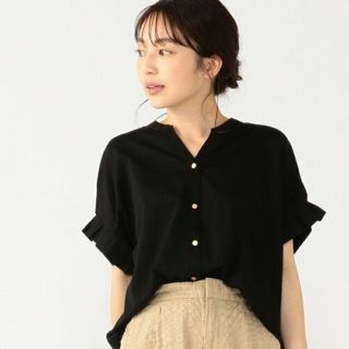 ビームス(BEAMS)のBEAMS スキッパーネックカットソー(カットソー(半袖/袖なし))