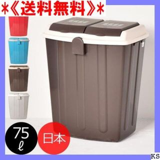 《送料無料》 ゴミ箱 大容量 大型 大きい 分別 ダストボ ペール 75L 62(その他)