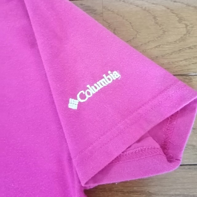 Columbia(コロンビア)のコロンビア　Tシャツ　半袖　ピンク　Ｓ レディースのトップス(Tシャツ(半袖/袖なし))の商品写真