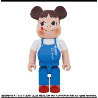 メディコムトイ(MEDICOM TOY)のBE＠RBRICK ペコちゃん The overalls girl 1000％(キャラクターグッズ)