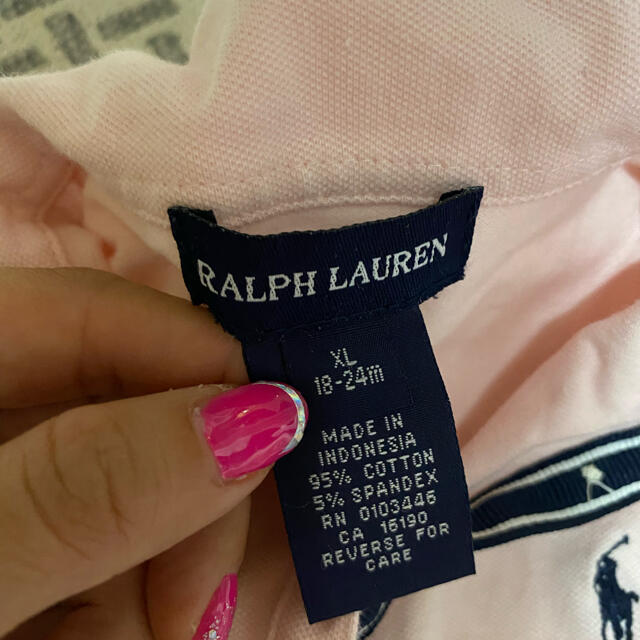 Ralph Lauren(ラルフローレン)のラルフローレン　ポロシャツ　90 キッズ/ベビー/マタニティのキッズ服女の子用(90cm~)(Tシャツ/カットソー)の商品写真