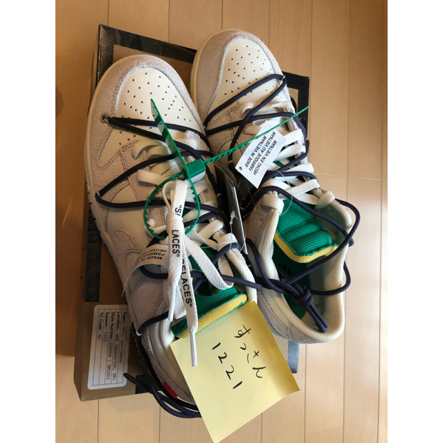 NIKE×off-white DUNK LOW 1 of 50 Lot20 7