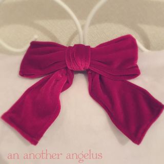 フィント(F i.n.t)のan another angelus ♥︎ ワイヤーリボンバレッタ Red(バレッタ/ヘアクリップ)