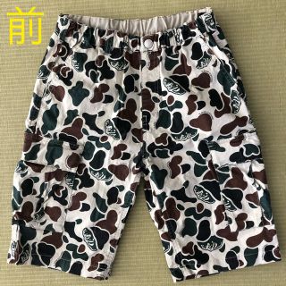 エクストララージ(XLARGE)の美品【XLARGE KIDS】迷彩ハーフパンツ  サイズ140(パンツ/スパッツ)