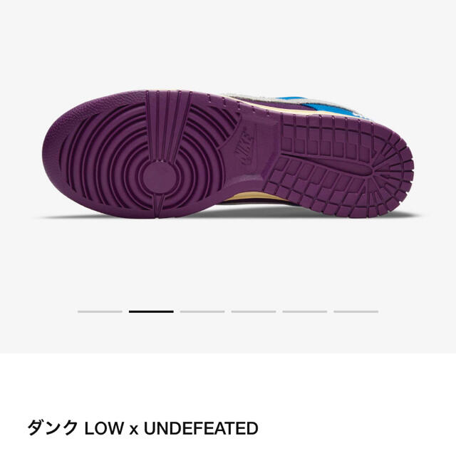 【26.5cm】NIKE dunk low × UNDEFEATED