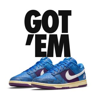 ナイキ(NIKE)の【26.5cm】NIKE dunk low × UNDEFEATED(スニーカー)