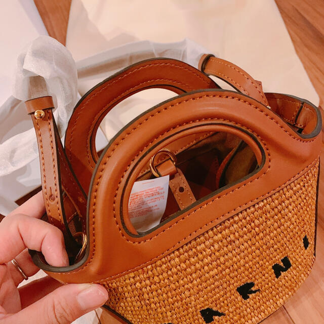ベルギー製 新品未使用タグ付 MARNI マルニ トランプナノ TRUNK NANO