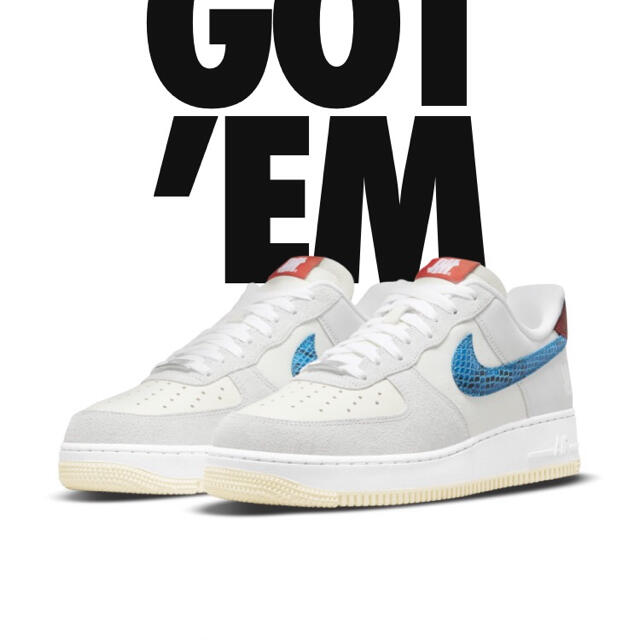 UNDEFEATED × NIKE AIR FORCE 1 LOW "WHITE