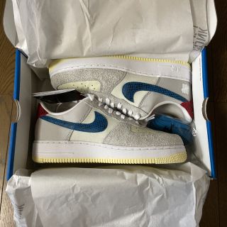 ナイキ(NIKE)のUNDEFEATED × NIKE AIR FORCE 1 LOW WHITE (スニーカー)