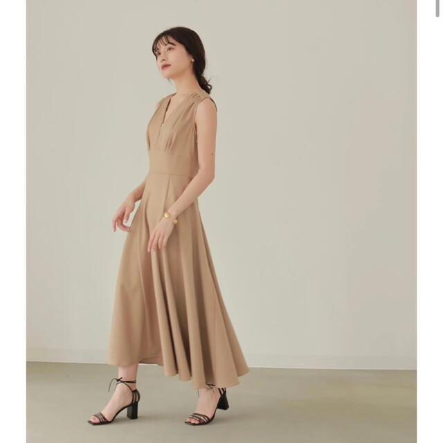 Noble(ノーブル)のL'or Open Neck Dress♡オープンネックドレス レディースのワンピース(ロングワンピース/マキシワンピース)の商品写真