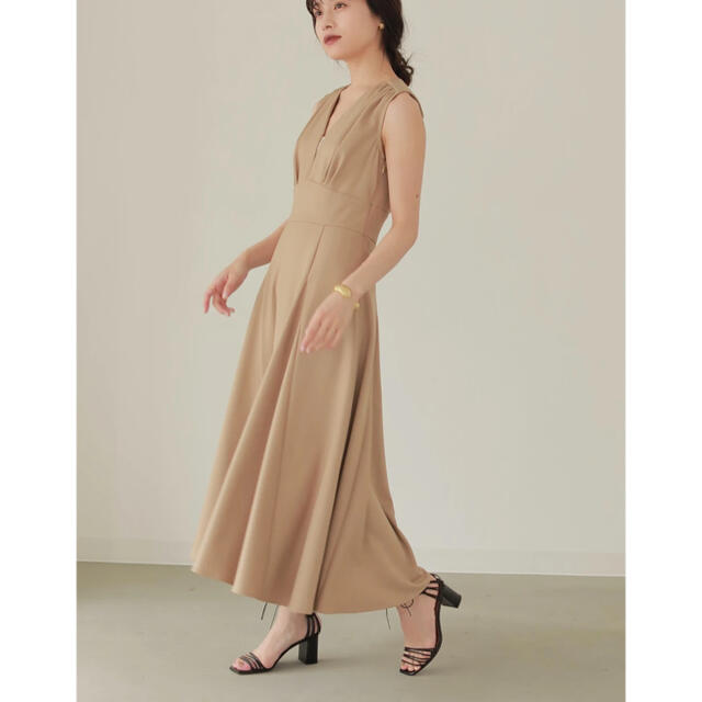 Noble(ノーブル)のL'or Open Neck Dress♡オープンネックドレス レディースのワンピース(ロングワンピース/マキシワンピース)の商品写真