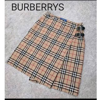 バーバリーブルーレーベル(BURBERRY BLUE LABEL)のBURBERRY　バーバリーズ　ノバチェック　巻きスカート　スカート(ひざ丈スカート)