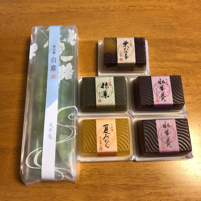 和菓子　羊羹　琥珀糖 食品/飲料/酒の食品(菓子/デザート)の商品写真