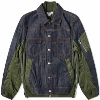 サカイ(sacai)のsacai × APC BLOUSON EIMI denim jaket 新品 (Gジャン/デニムジャケット)