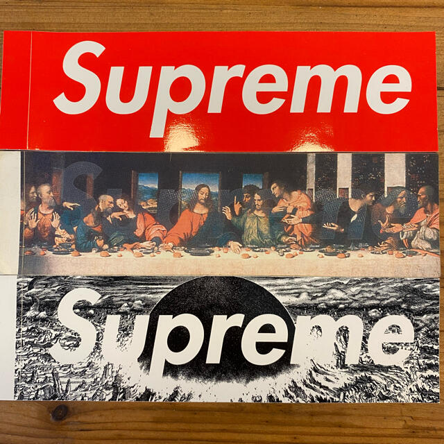 メンズsupreme ステッカー4枚セット　最後の晩餐