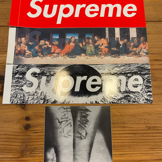 supreme ステッカー4枚セット 最後の晩餐-