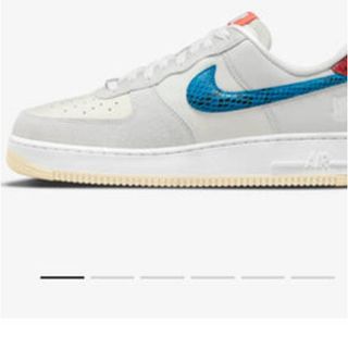 ナイキ(NIKE)のUNDEFEATED × NIKE AIR FORCE 1 LOW WHITE(スニーカー)