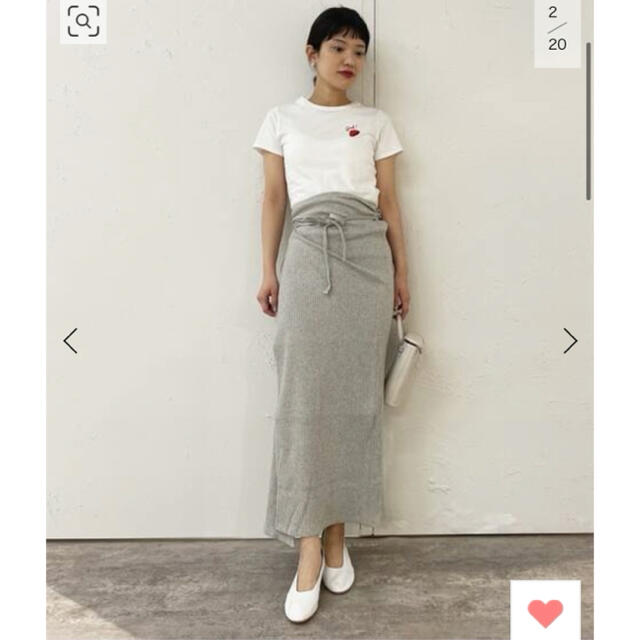 baserange brigskirt ベースレンジ リブスカート-