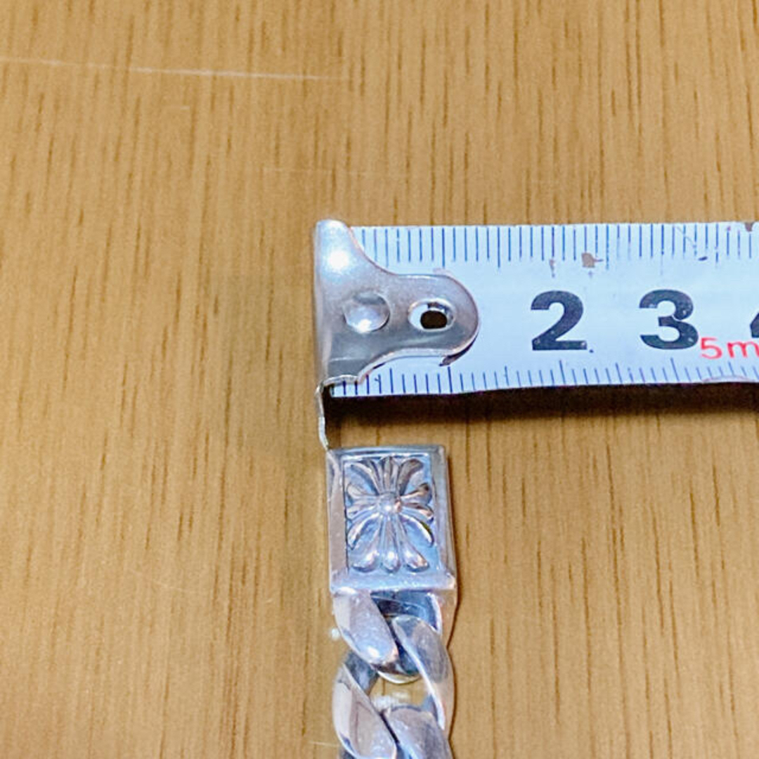 Chrome Hearts - シルバー925製喜平チェーンクロスブレスレット Chrome Hearts - シルバー925製喜平チェーンクロスブレスレット