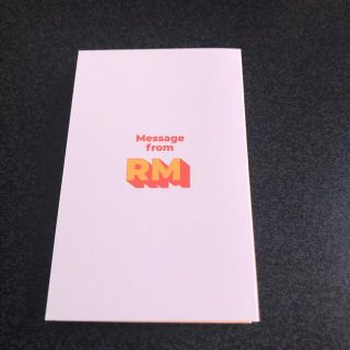 BTS メッセージカード RM(アイドルグッズ)