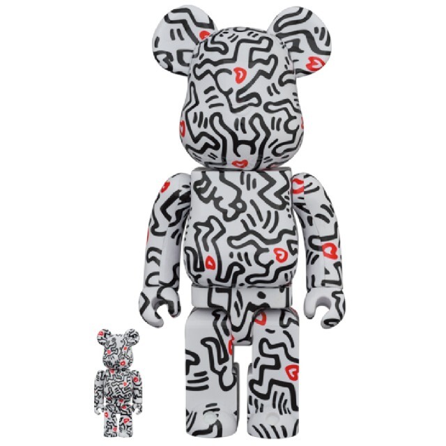 MEDICOM TOY(メディコムトイ)のBE@RBRICK KEITH HARING #8 100%+400％ エンタメ/ホビーのフィギュア(その他)の商品写真