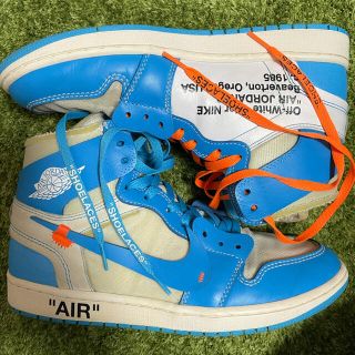 ナイキ(NIKE)の早い者勝ち❗️off white air Jordan 1 unc 28cm(スニーカー)