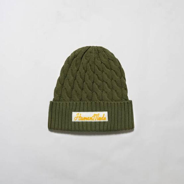 帽子HUMAN MADE COTTON CABLE BEANIE