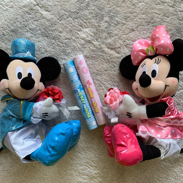 Disney(ディズニー)のミッキーミニー⭐︎結婚式電報入れ エンタメ/ホビーのおもちゃ/ぬいぐるみ(ぬいぐるみ)の商品写真