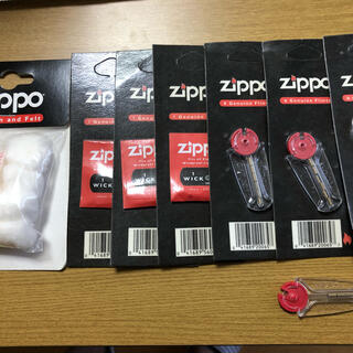 ジッポー(ZIPPO)のzippo フリント　芯　綿　セット(タバコグッズ)