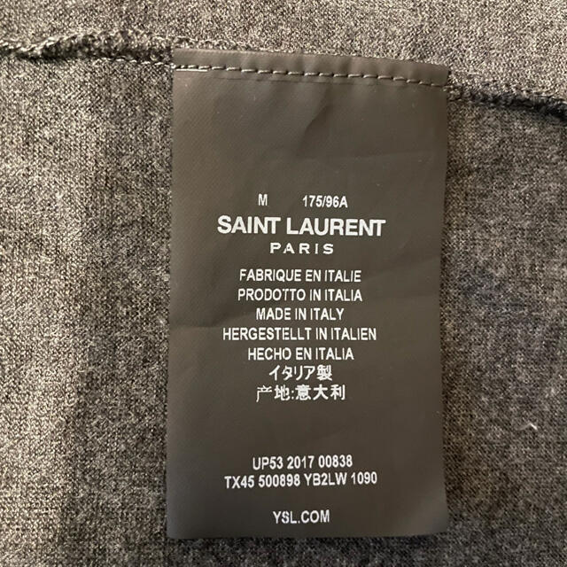 最終お値下げ????SAINT LAURENT logo T shirt.