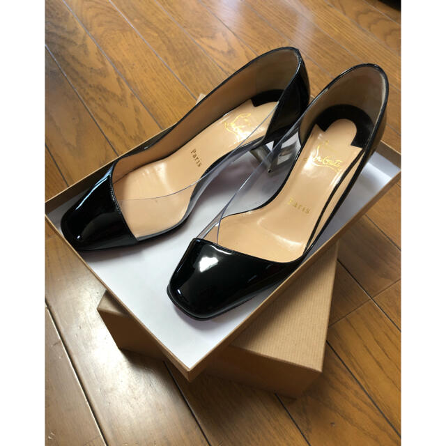 値下げ!Christian Louboutin エナメルピンヒール-