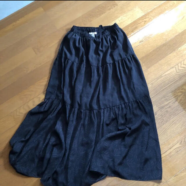 w closet(ダブルクローゼット)のダブルクローゼット　ティアードスカート レディースのスカート(ロングスカート)の商品写真