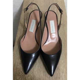 ロートレショーズ(L'AUTRE CHOSE)のL′AUTRE CHOSE  レザー　パンプス　23.5cm ブラック(ハイヒール/パンプス)